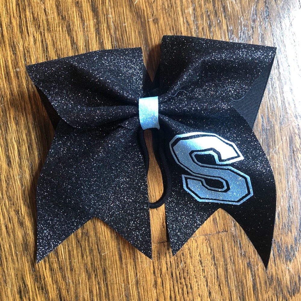 Handmade School Glittery Hair Bows - Picture 2 of 5